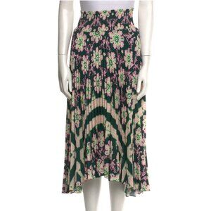A.L.C. Floral Print Midi Length Skirt size 10